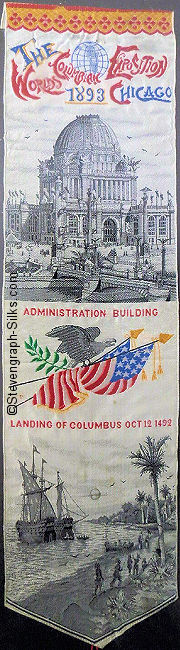 Bookmark with words and image of the large building