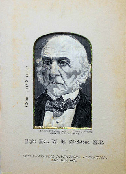 Right Hon. W.E. Gladstone, M.P., with additional title