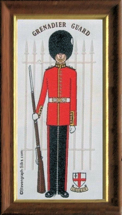 J & J Cash woven picture with image of a guardsman