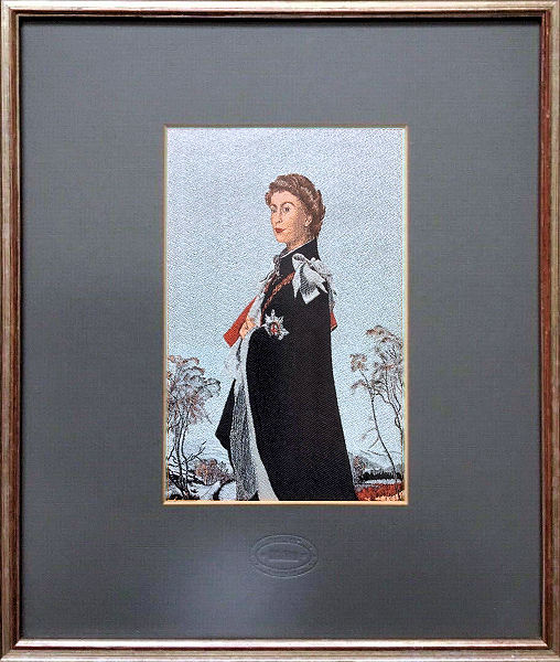 picture of Her Majesty Queen Elizabeth II, with no title on front