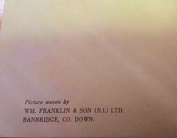 image of back cover with printed Franklin name