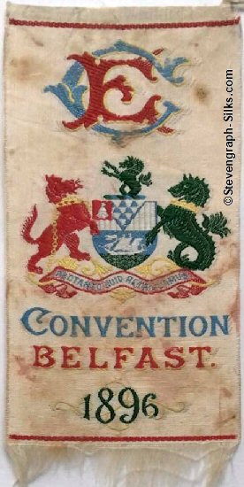 Bookmark with title words and image of Coat of Arms