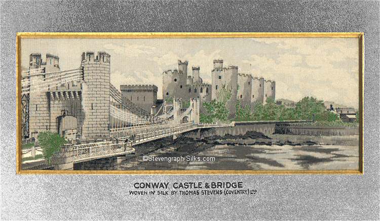 Image of Castle and bridge at Conway, Wales