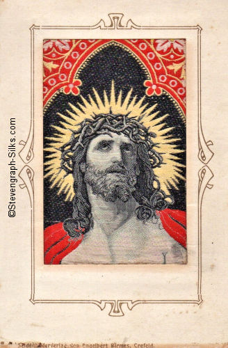 Portrait image of the crucified Christ