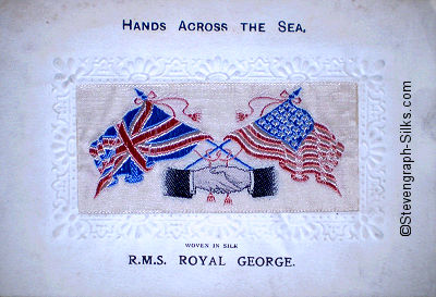 Hands Across the Sea postcard