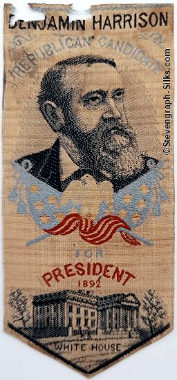 1892 Presidential Election Bookmark, NOT made by Grant