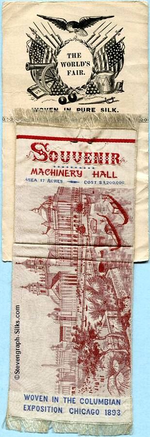 same bookmark with words and large image of the building