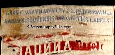 Grant credit woven on reverse of this bookmark