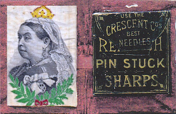 needle case with portrait of Queen Victoria