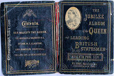 Front and back cover of portrait book made by Grant, Coventry