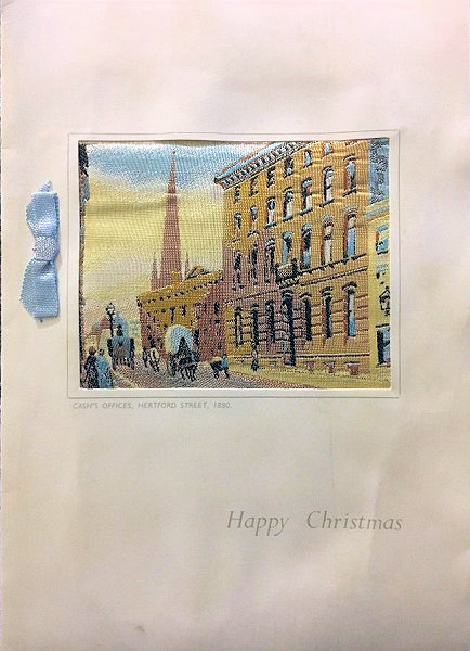 J & J Cash's 1964 own Christmas card