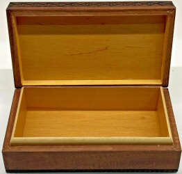 view of internal arrangements of this box