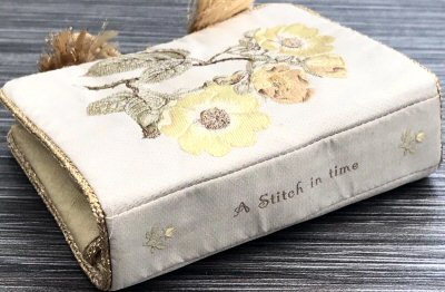 view of spine of this sewing kit