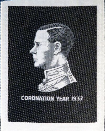 J & J Cash woven picture of King Edward VIII