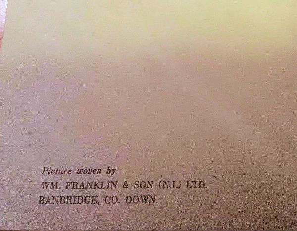 image of back cover with printed Franklin name