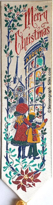woven bookmark with title words