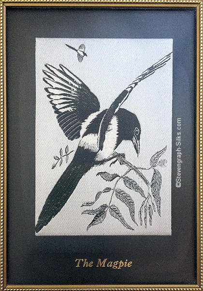picture with image of a pagpie bird, and title words printed beneath