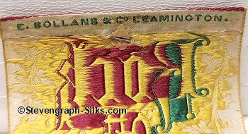 Bollans & Co. logo on the reverse top turn-over of this bookmark