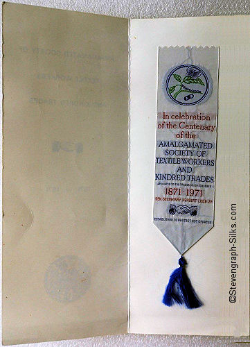 inside of presentation case in which this bookmark was sold