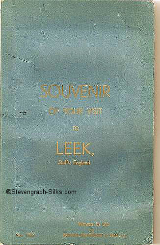 front of Souvenir booklet