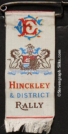 Bookmark with title words and image of Coat of Arms