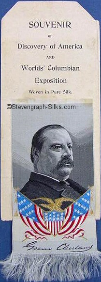 Small favour with portrait of Mr Grover Cleveland (President)