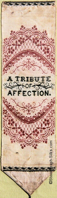 Bookmark with title words in centre