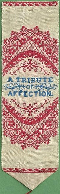 Bookmark with title words in centre