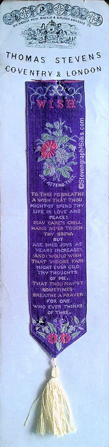 Image of bunch of flowers with verse