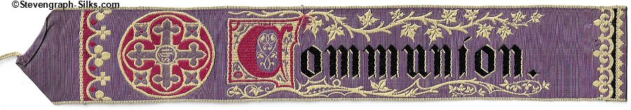 Bookmark, with single word - Communion