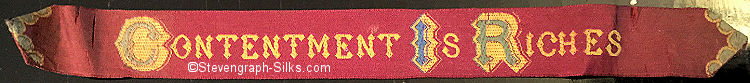 narrow bookmark, with words