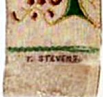 logo on the reverse top turn over of this bookmark