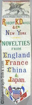 Bookmark with brightly coloured words only