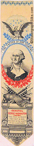 Bookmark with alternative coloured silks