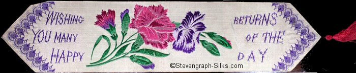 same bookmark with different coloured words and background colour