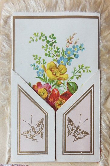 image of the card with the front flaps closed