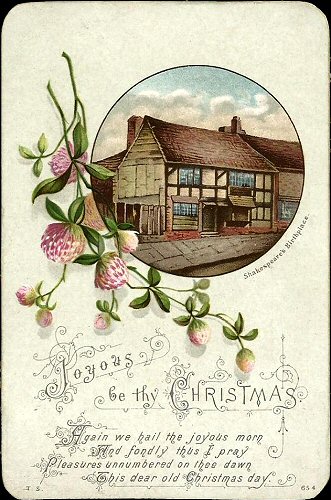 Miscellaneous printed card - Joyous be thy Christmas