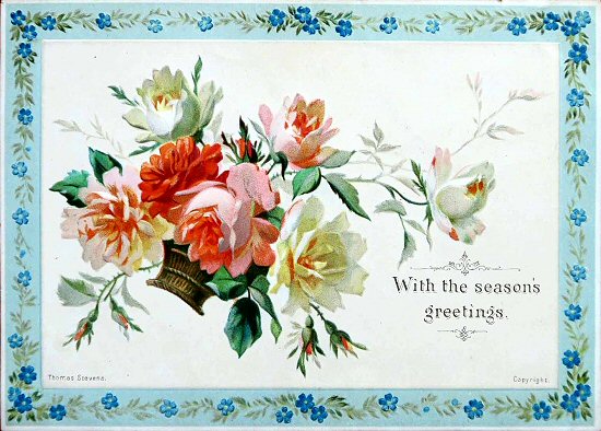 Miscellaneous printed card - With the season's greetings
