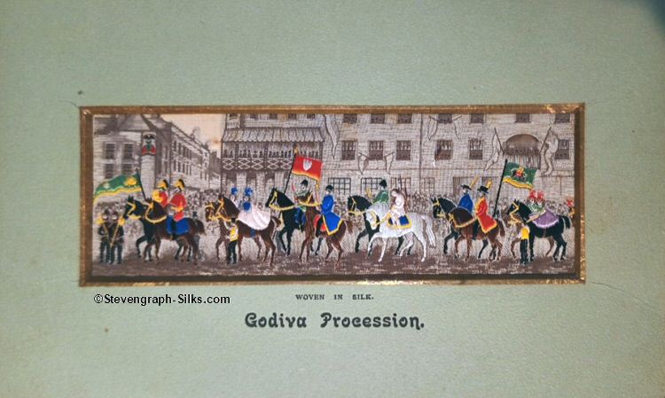 Procession on horseback through Coventry