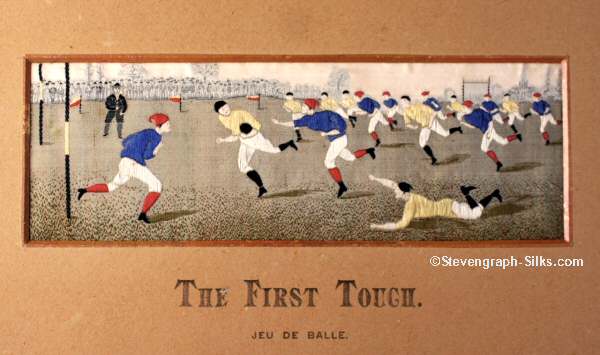 Image of normal Steven's THE FIRST TOUCH, but with two titles printed on card mount, instead of the usual three titles