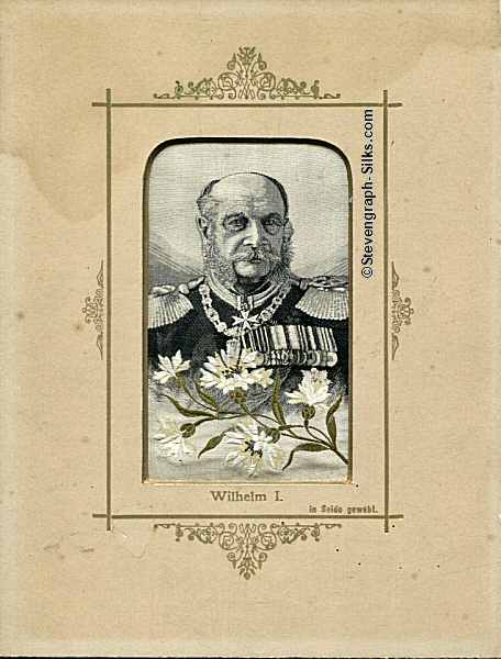Image of Wilhelm I, mounted in typical German card natt