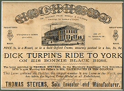 Early back label used by Stevens to advertise available titles